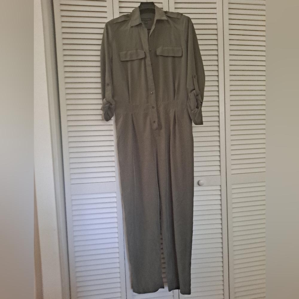 Banana Republic Stylish Olive Jumpsuit